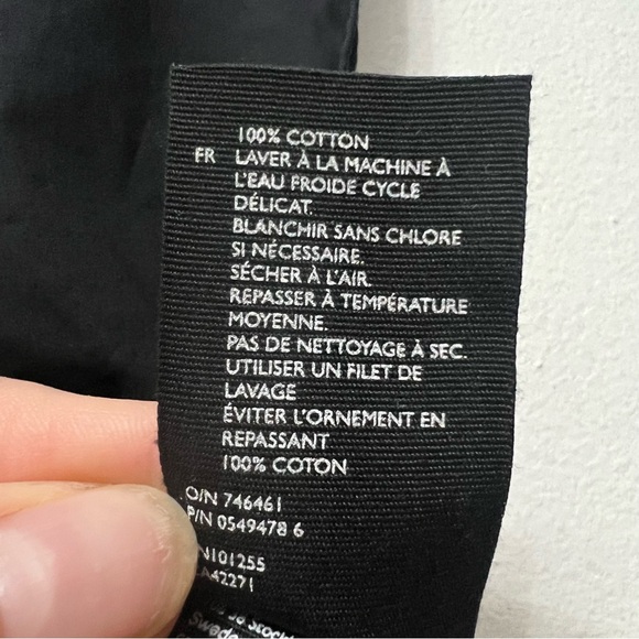 COS Embellished Dickey Collar Black Size XS/S Layering Piece - Picture 4 of 7